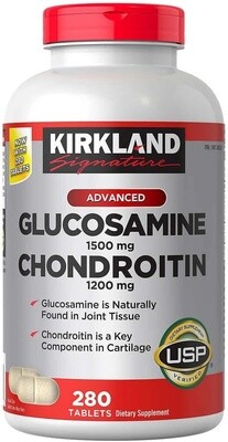 Kirkland Signature Glucosamine HCI 1500mg Chondroitin Sulfate 1200mg