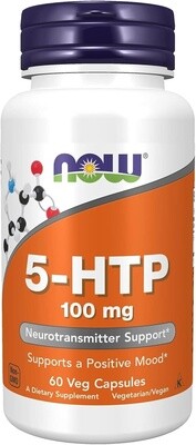 NOW 5-HTP 100mg-60veg capsules