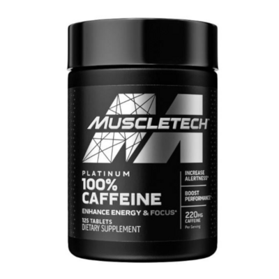 Muscletech 100% Caffeine 220mg - 125Tablets