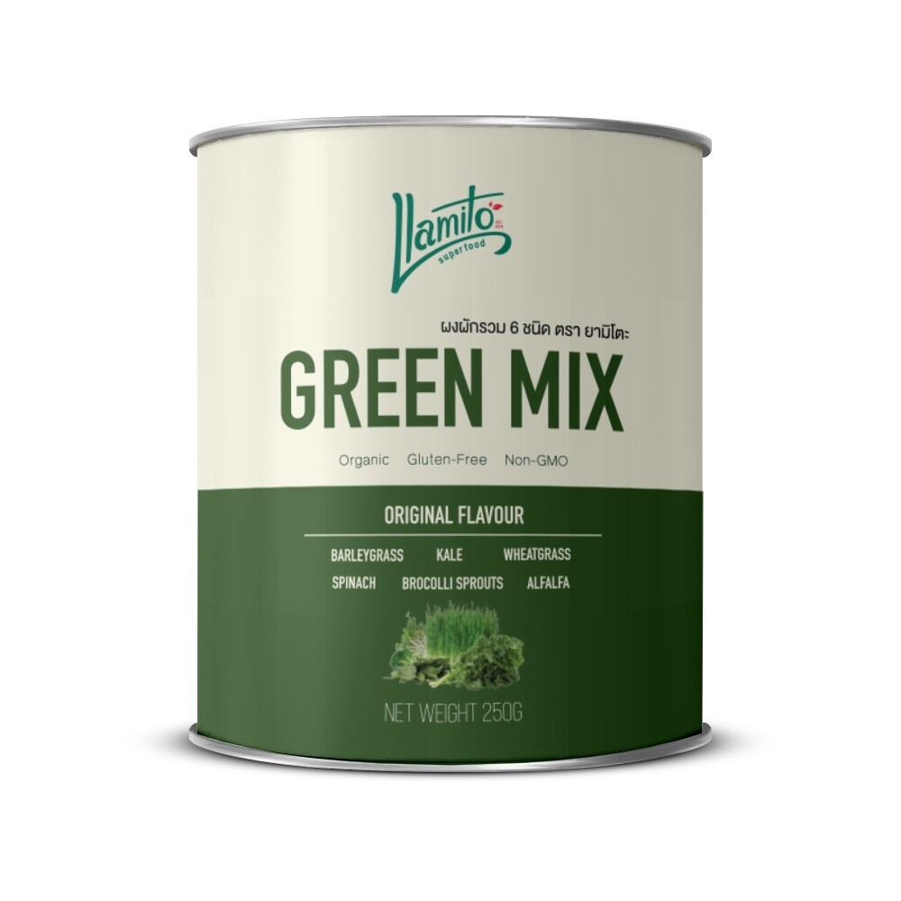 Llamito Organic Green Mix Powder 250g.