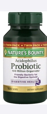 Nature's Bounty Probiotic 100tablets SALE !   Exp.10/2024