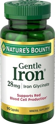 Nature's Bounty Gentle Iron - 90 capsules