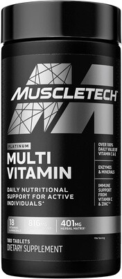 Muscletech Platinum Multivitamin 180 Tablets