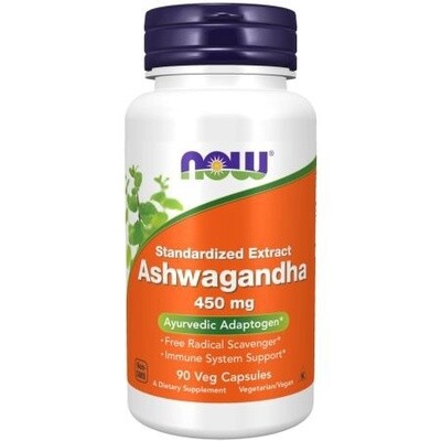 Now Ashwagandha 450 mg - 90 Veg Capsules