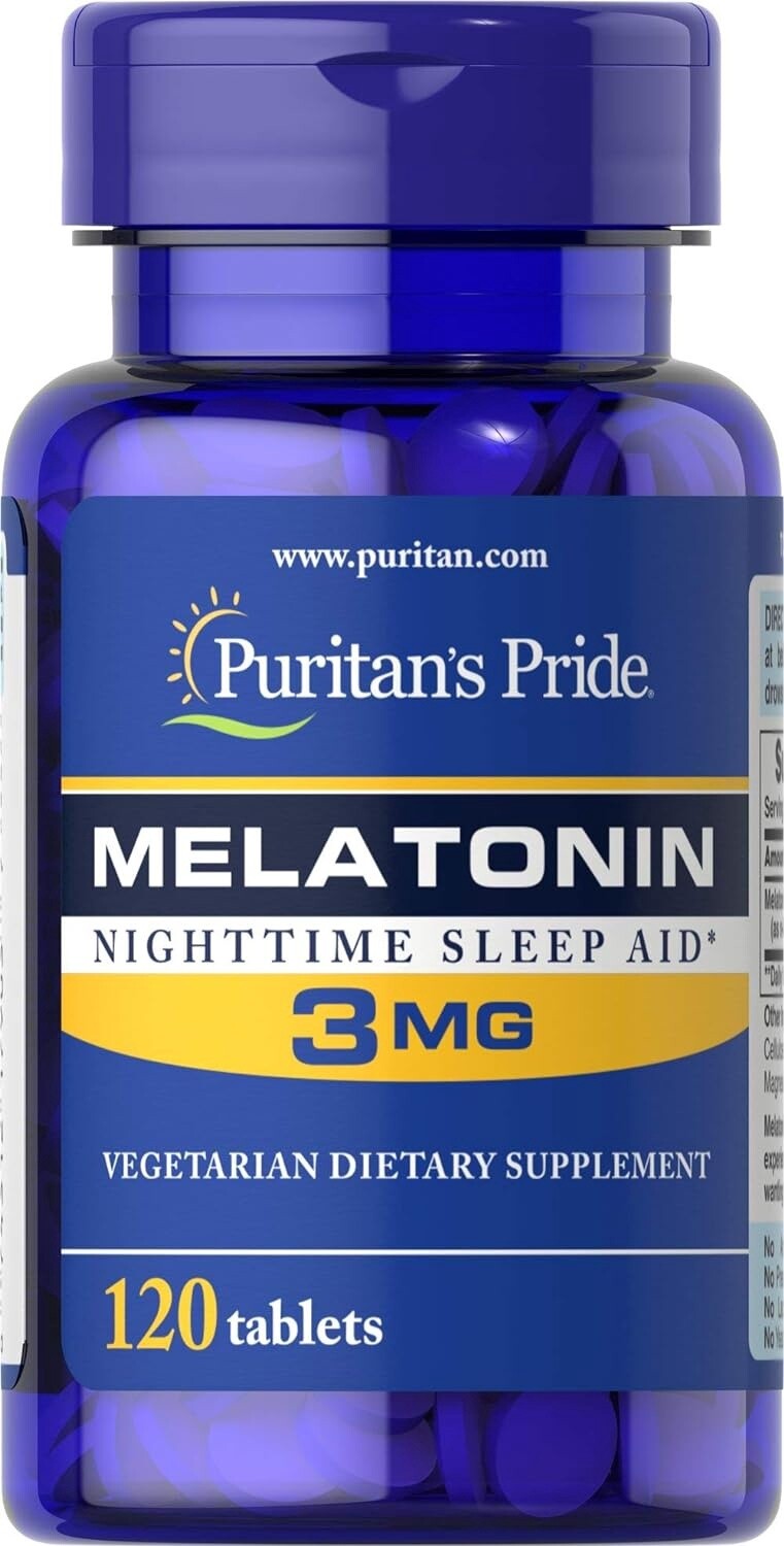 Puritan's Pride Melatonin 3 mg -120 tablets