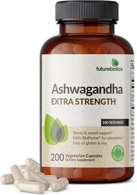 Futurebiotics Ashwagandha Extra Strength 200 Vegetarian Capsules