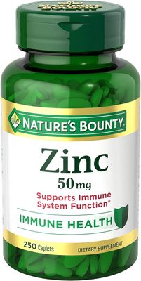 Nature&#39;s Bounty Zinc 50 mg - 250 Caplets