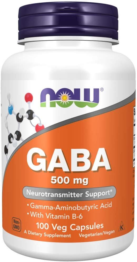 Now GABA  500mg - 100Veg Capsules