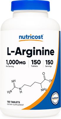 Nutricost  L-Arginine 1000 mg - 150Tablets