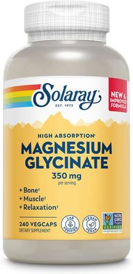 Solaray Magnesium Glycinate 350 mg - 240 Vegcaps