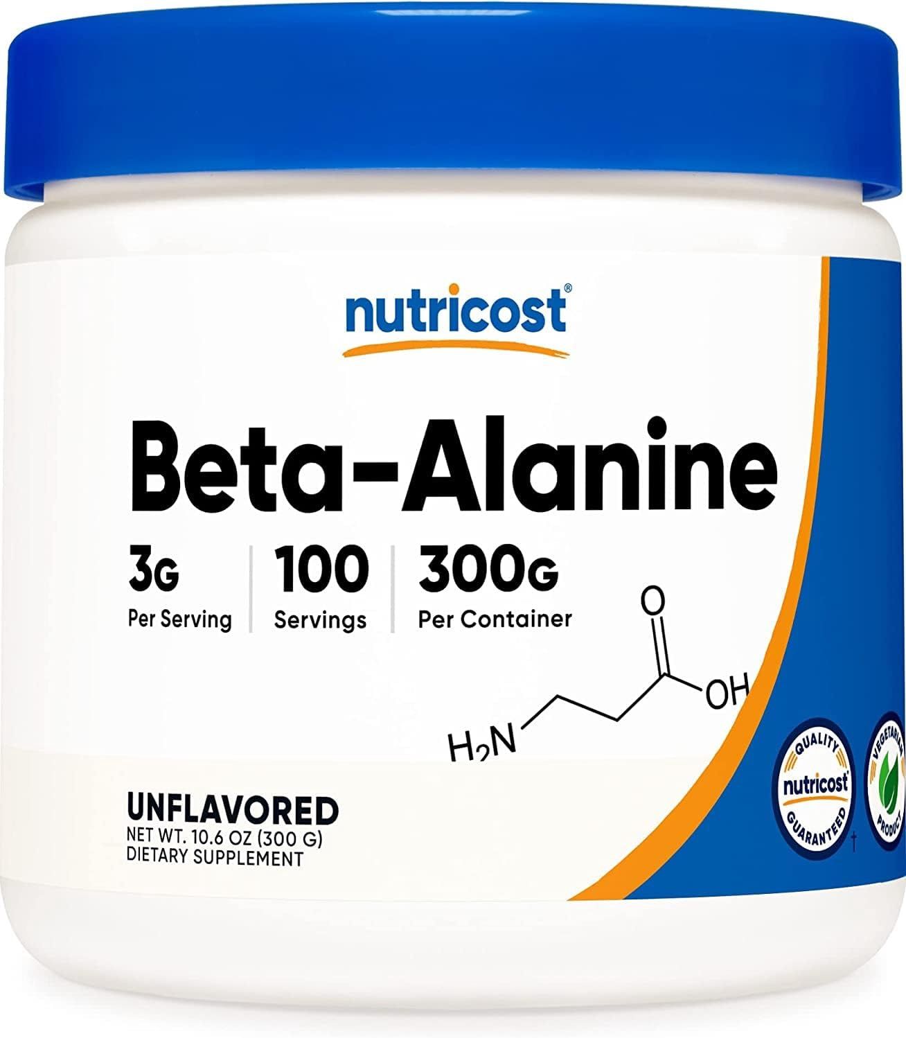 Nutricost Beta-Alanine powder 300g (Unflavored)