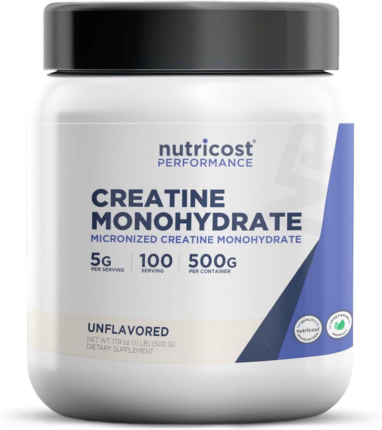 Nutricost Creatine Monohydrate Powder 500g (Unflavored)