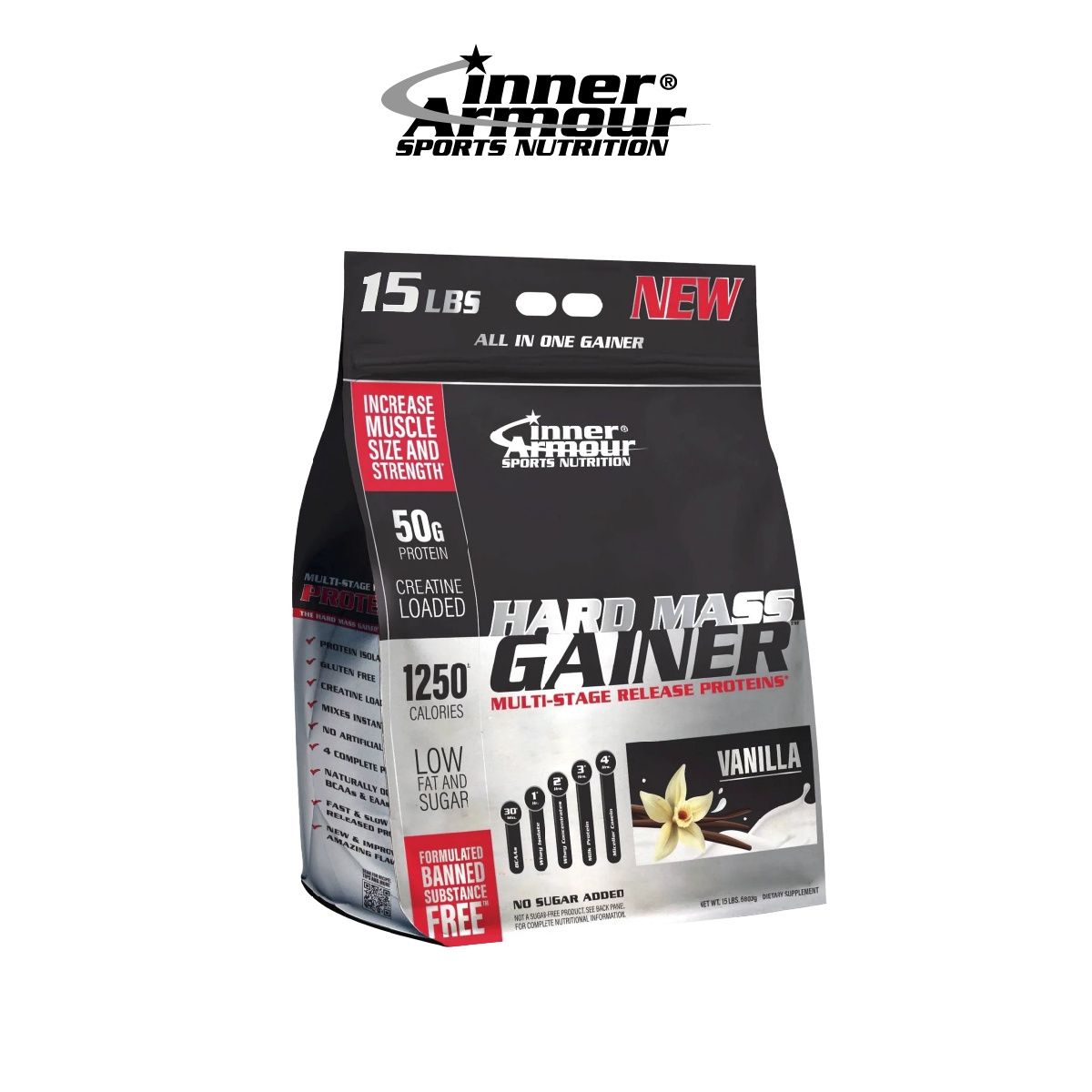 Inner Armour Sport Nutrition Hard Mass Gainer  12lbs.