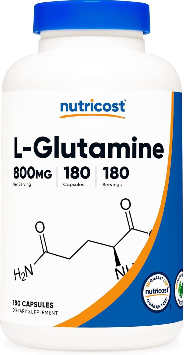 Nutricost  L-Glutamine   180 capsules