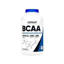 Nutricost BCAA 1000 mg.  500 capsules