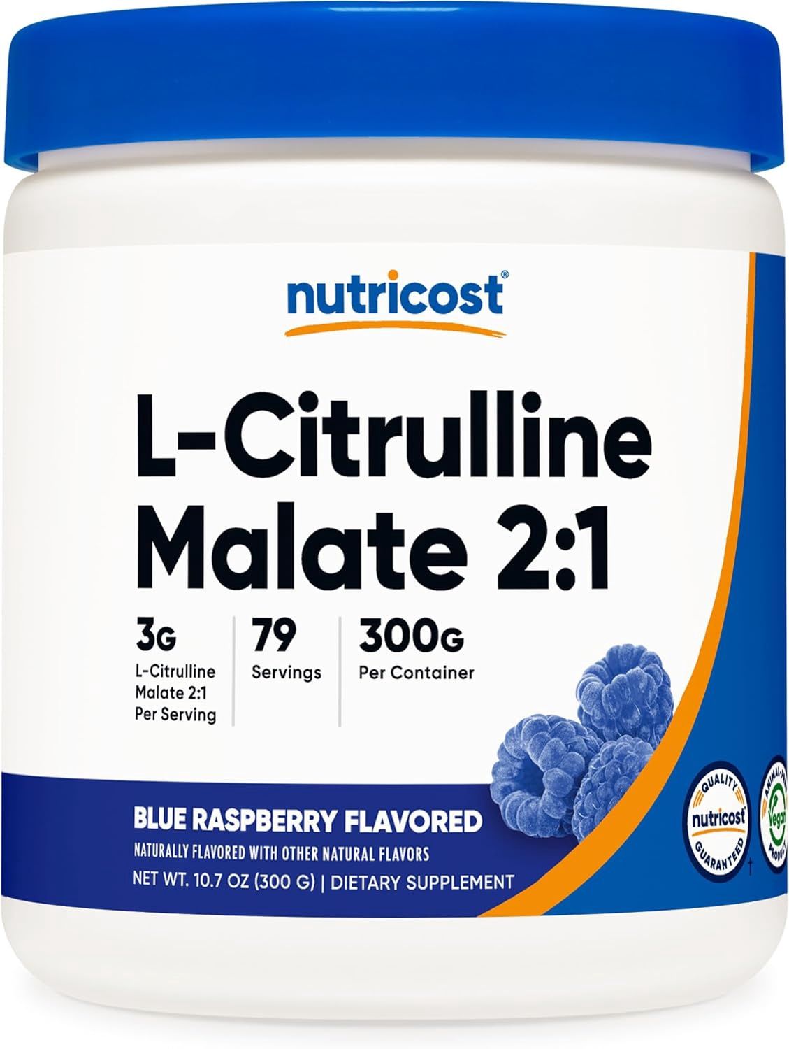 Nutricost  L-Citrulline Malate   Powder 300g.