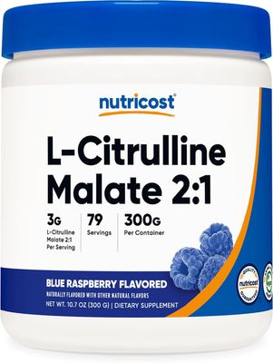Nutricost  L-Citrulline Malate   Powder 300g.