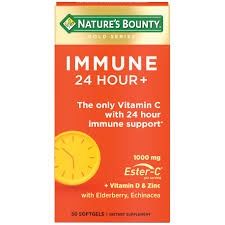 Nature &#39;s  Bounty  Immune 24Hour+   50solfgels