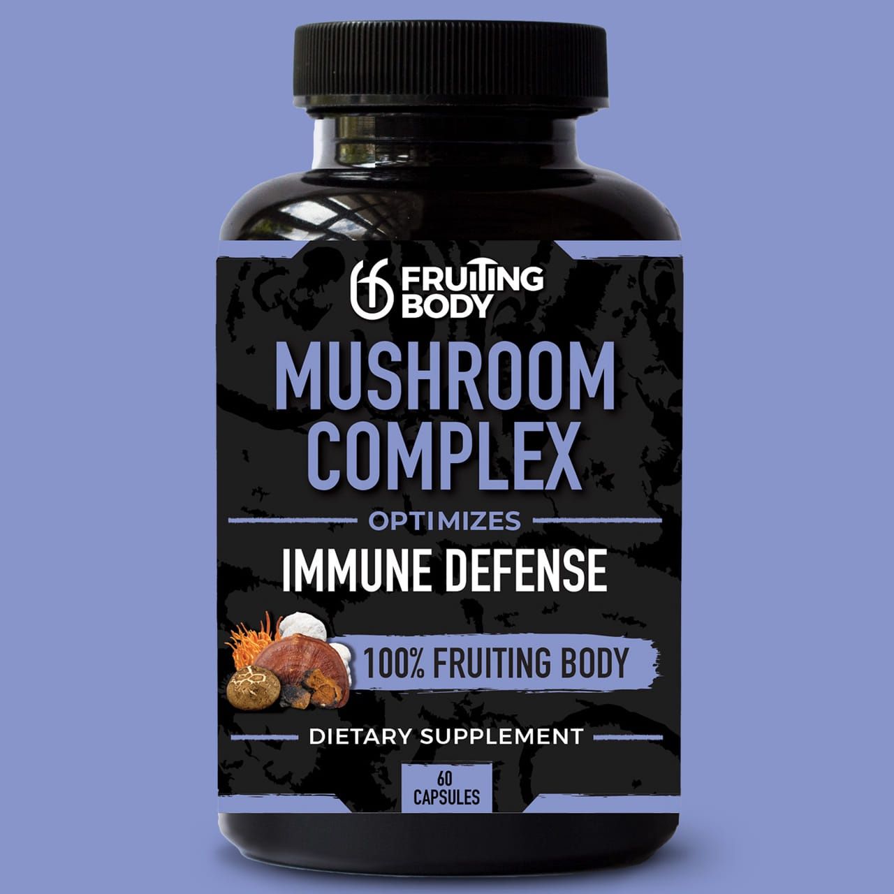 Fruiting Body  Mushroom  Complex 60 capsules