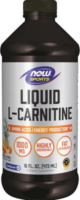 Now Sports  Liquid L-Carnitine   1000 mg.    473ml.( 32 servings )
