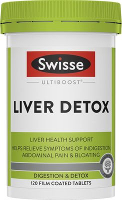 Swisse   Liver Detox   120 film coated tablets