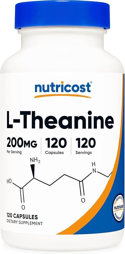 Nutricost   L-Theanine   200mg.   120  capsules