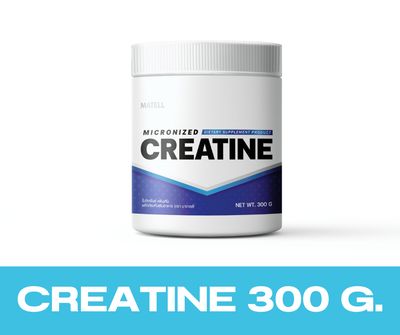 MATELL  Micronized  Creatine Monohydrate   300 g. ( Unflavored)