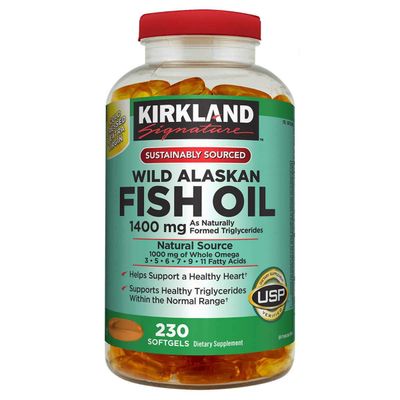 Kirkland  Fish Oil 1400 mg.   230 Solfgels