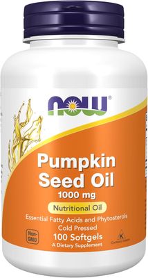 Now  Pumpkin Seed Oil  1000mg. -  100 Solfgels