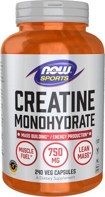 Now Sports   Creatine  Monohydrate   240 veg capsules