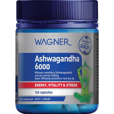 WAGNER   Ashwagandha  6000     120 Capsules