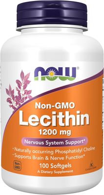 NOW  Lecithin  1200 mg.   100  softgels