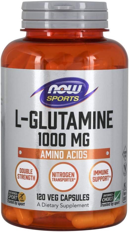 Now Sports L-Glutamine 1000 mg. - 120veg Capsules