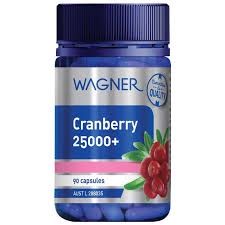 Wagner Cranberry 25000+     90 Capsules.