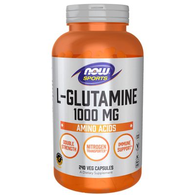 Now Foods L-Glutamine 1000 mg - 240 Capsules