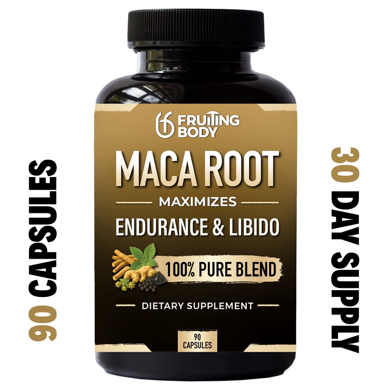 Fruitting Boddy    Maca Root Blend   90 capsules