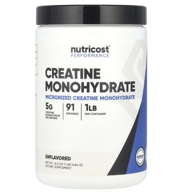 Nutricost   Creatine Monohydrate    454 g. ( Unflavored)
