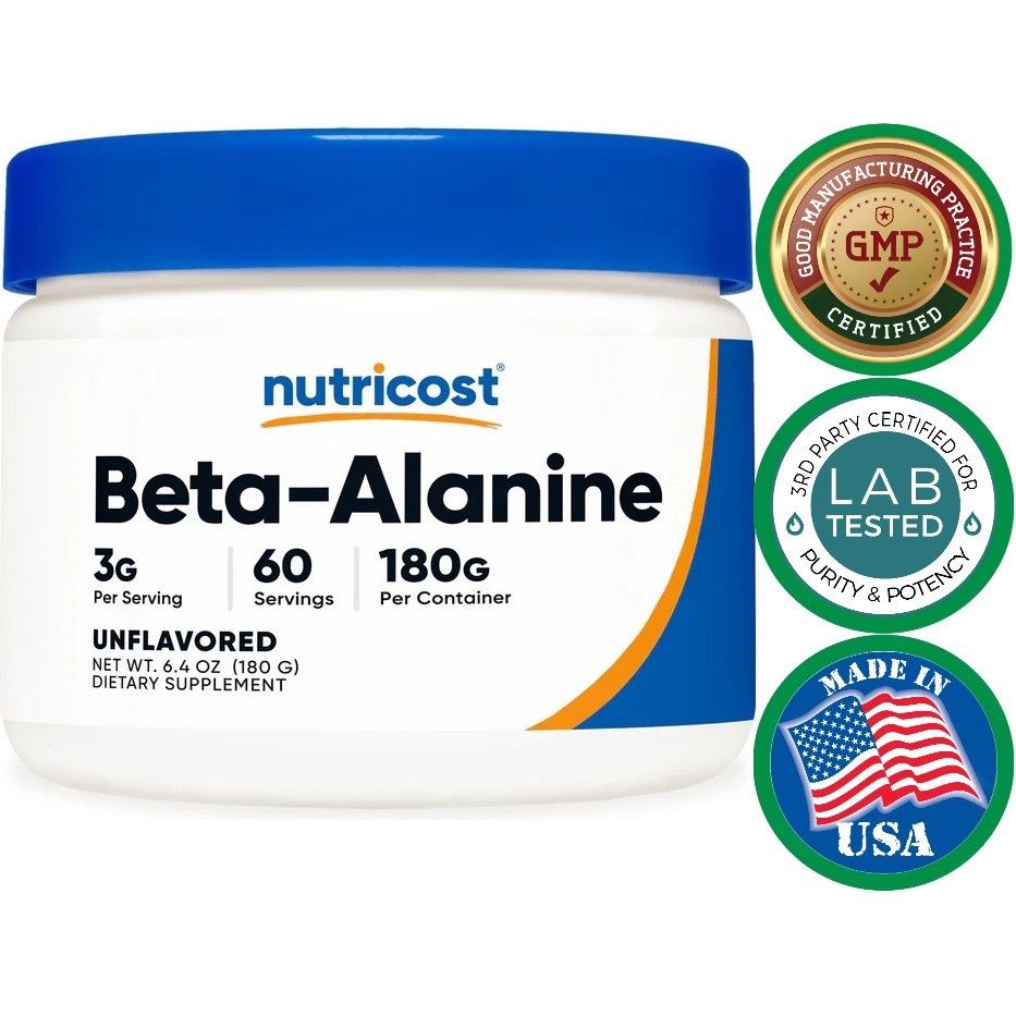 Nutricost  Beta-Alanine powder   180 g (Unflavored)