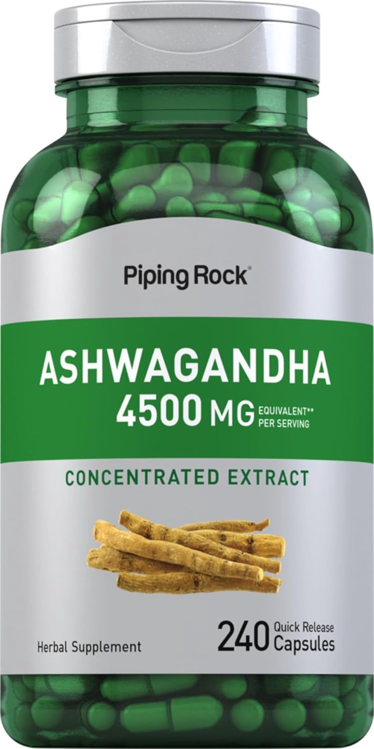 Piping Rock Ashwagandha   4500mg | 240 Capsules