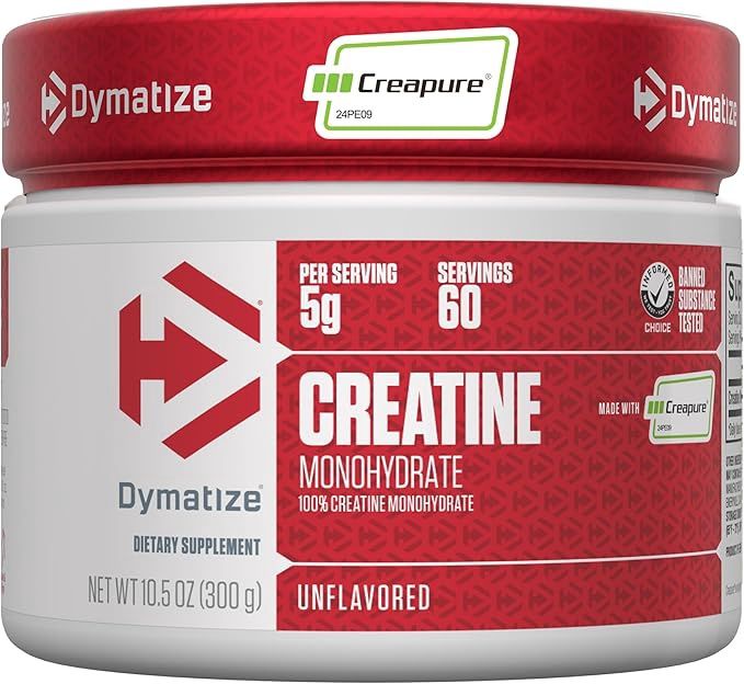 Dymatize Creatine Monohydrate  with CREAPURE (Product of Germany)  300g. Unflavored