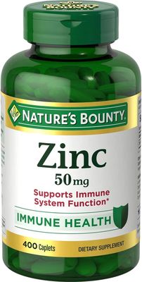 Nature's  Bounty   Zinc  50mg -  400 Tablets