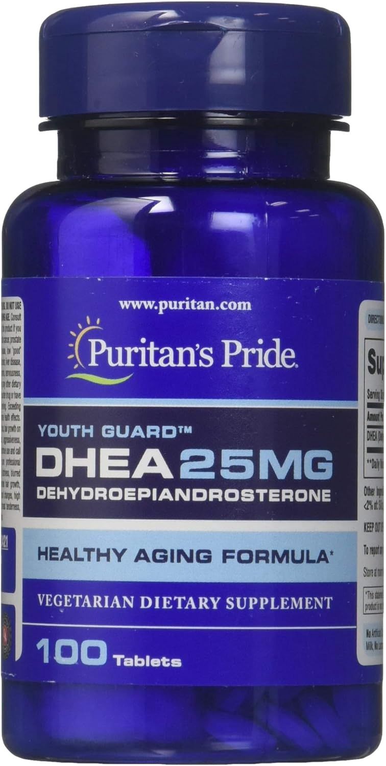 Puritan's Pride   DHEA 25 mg Tablets, 100 capsules