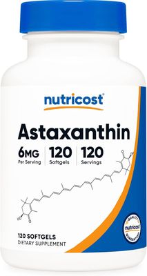 Nutricost    Astaxanthin   6 mg  - 120 Capsules