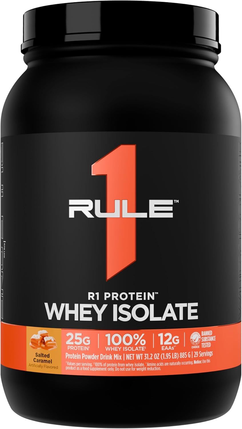 Rule1     R1  Whey Protein Isolate    2 lb., Flavor: Chocolate Fudge