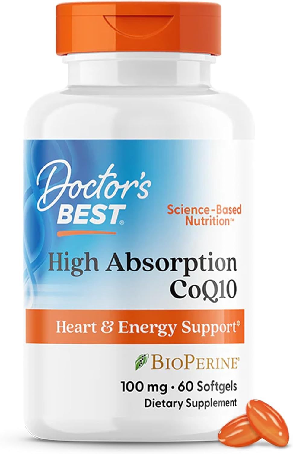 Doctor's Best High Absorption CoQ10 - 60  softgels