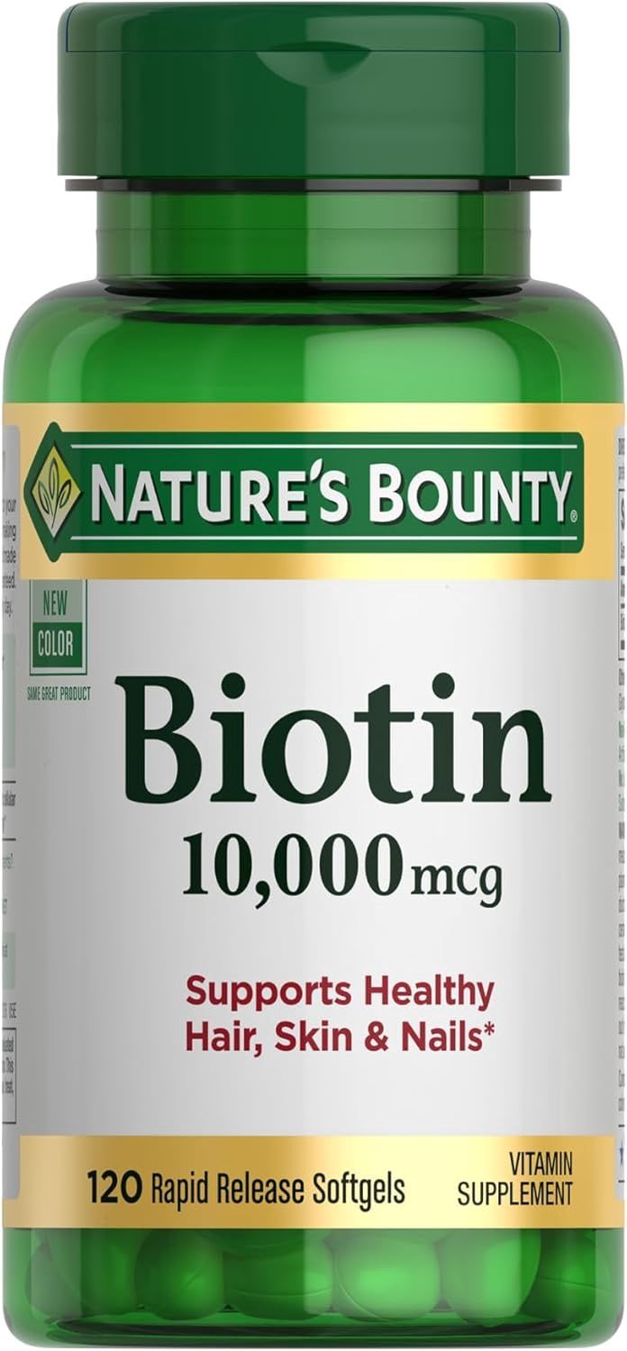 Nature's Bounty   Biotin  10,000 mcg. -  120 Rapid Release Softgels