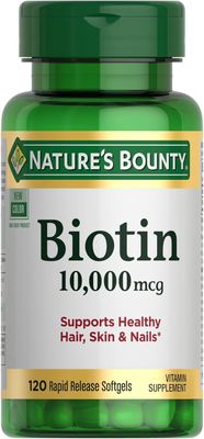 Nature's Bounty   Biotin  10,000 mcg. -  120 Rapid Release Softgels