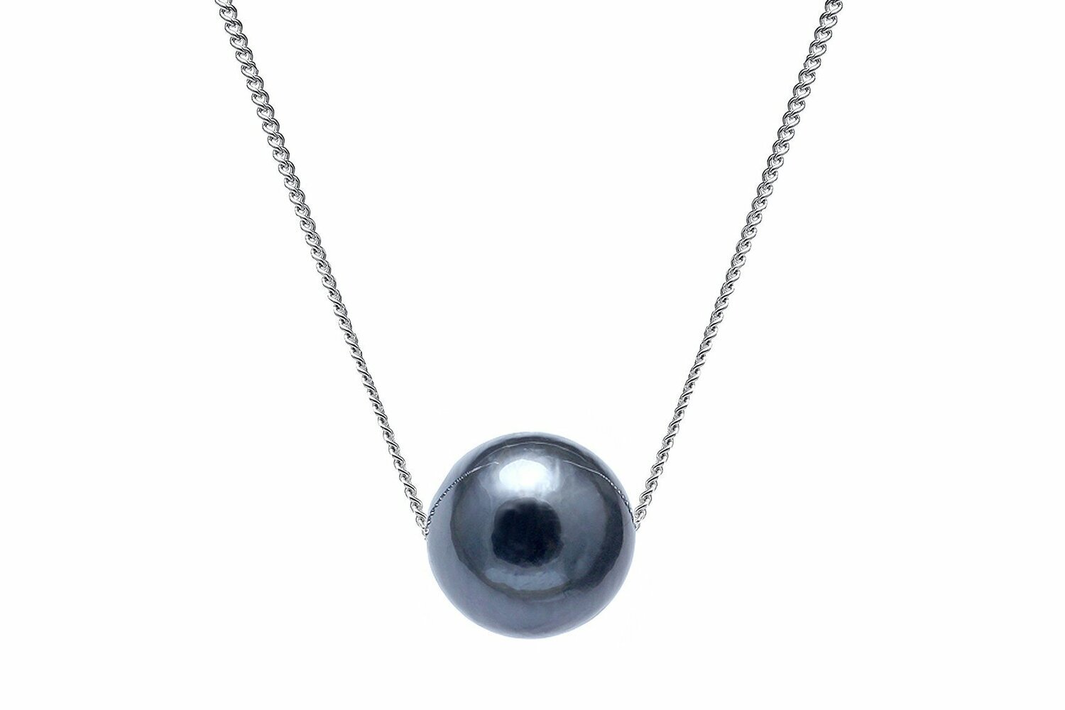 Tahitian Cultured Pearl Pendant 9 Carat White Gold