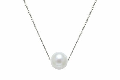 Cultured Pearl Pendant 9 Carat White Gold