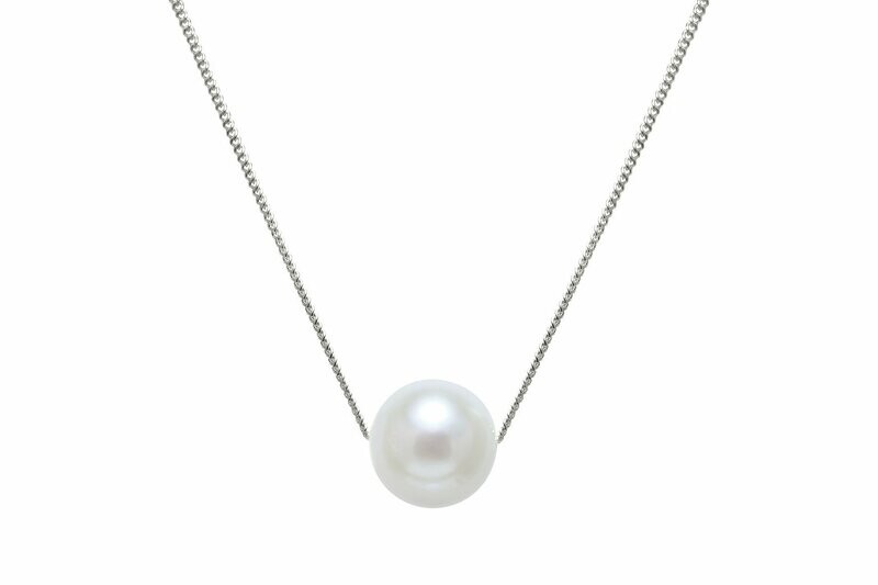 Cultured Pearl Pendant 9 Carat White Gold